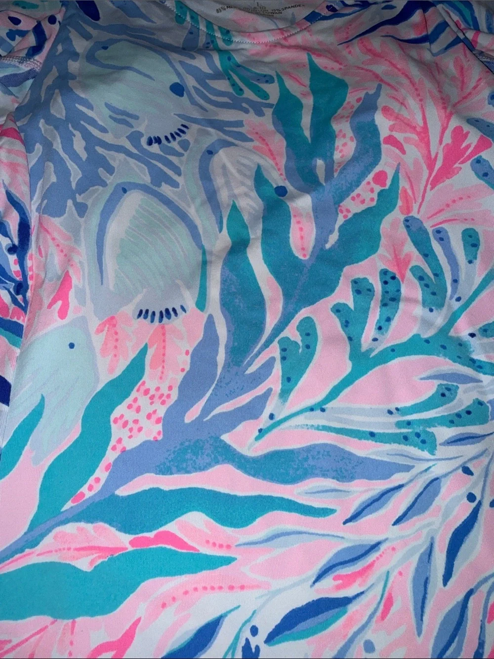 Lilly Pulitzer Girls Rally Tennis Dress kaleidoscope coral size Large (8-10)